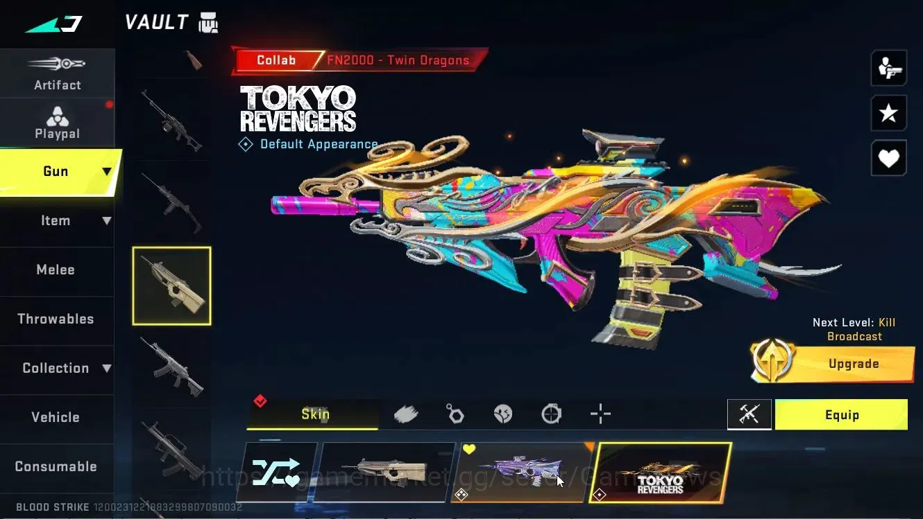 Blood Strike Accounts Collab Skin ASIA|ETERNAL DEagle|Collab 20