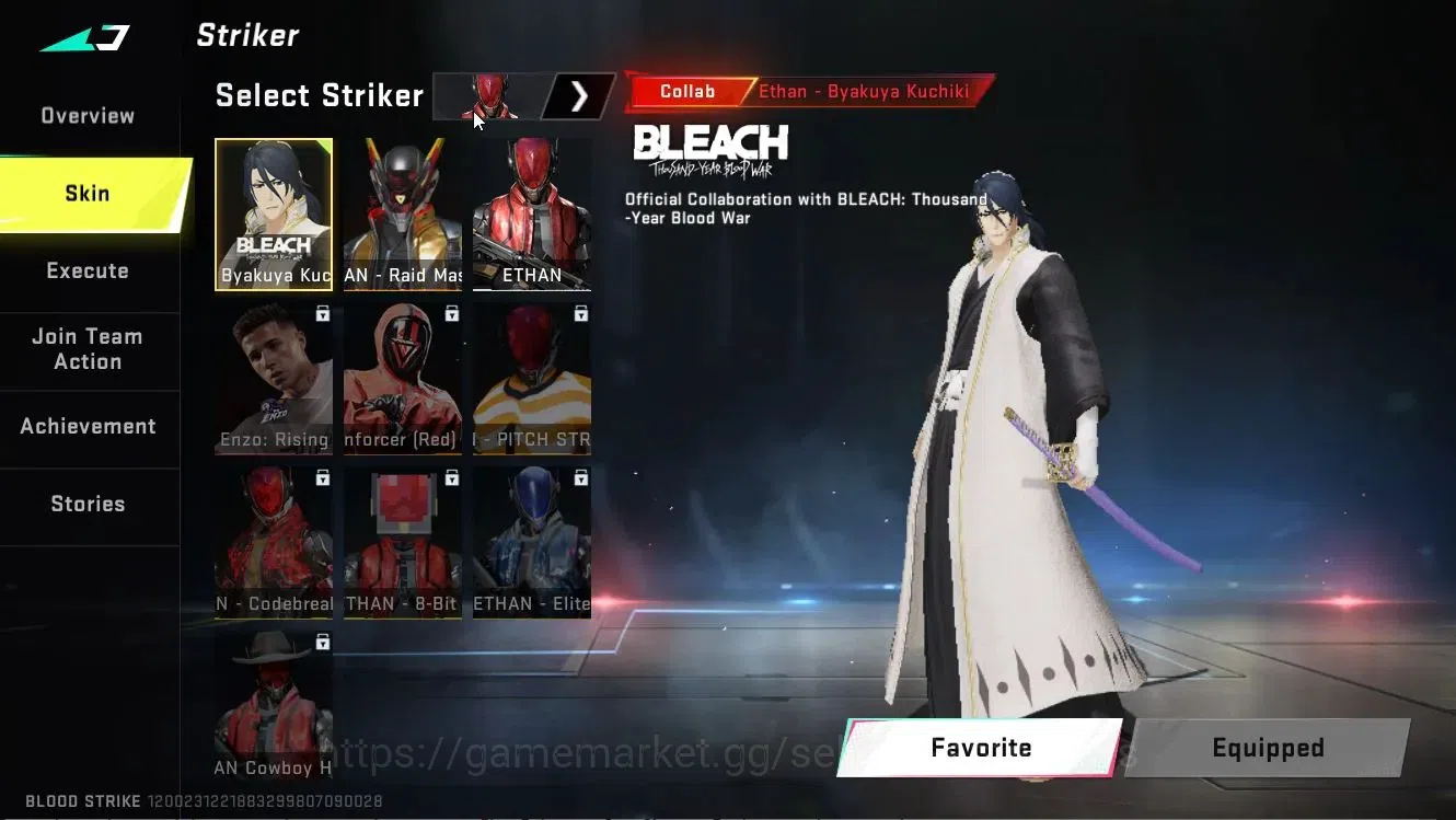 Blood Strike Accounts Collab Skin ASIA|ETERNAL DEagle|Collab 3