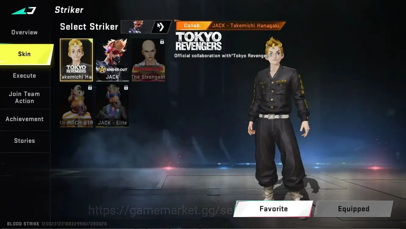 Blood Strike Accounts Collab Skin ASIA|ETERNAL DEagle|Collab 5