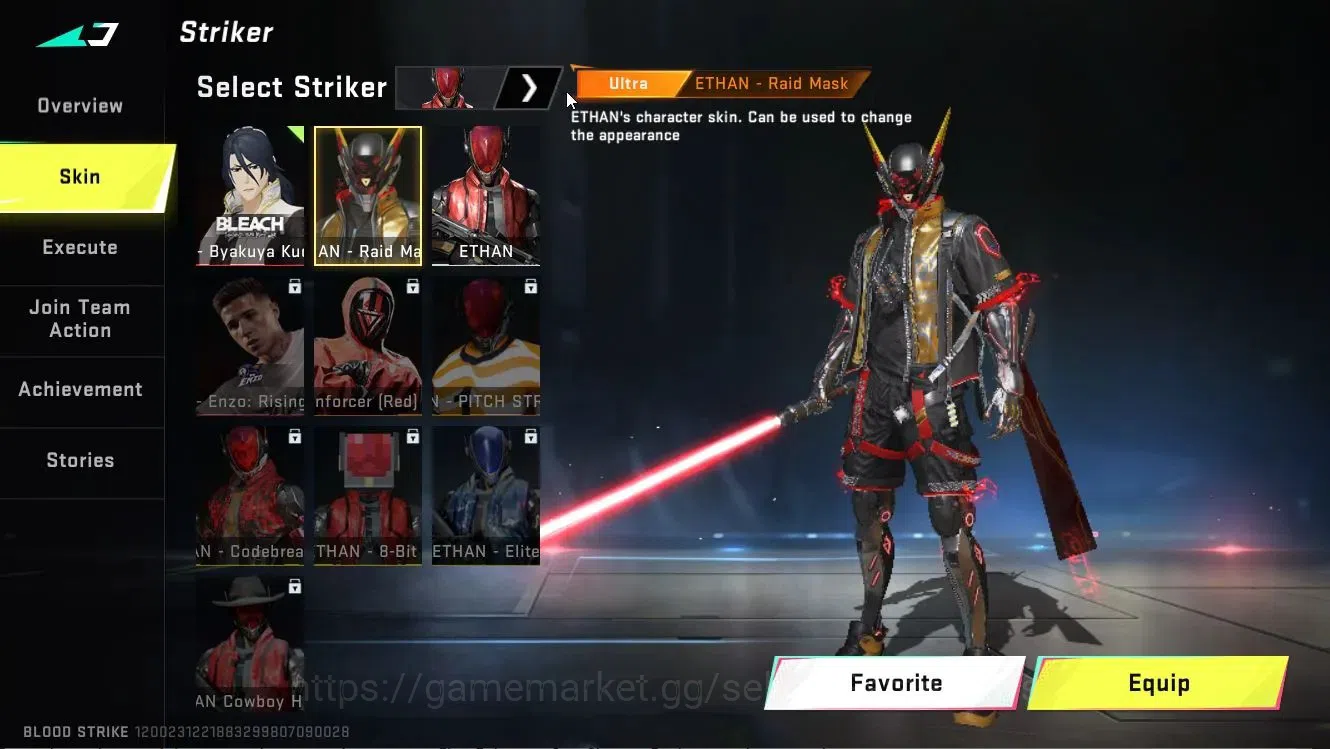 Blood Strike Accounts Collab Skin ASIA|ETERNAL DEagle|Collab 6