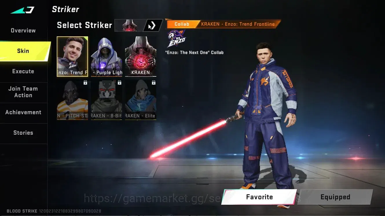 Blood Strike Accounts Collab Skin ASIA|ETERNAL DEagle|Collab 7