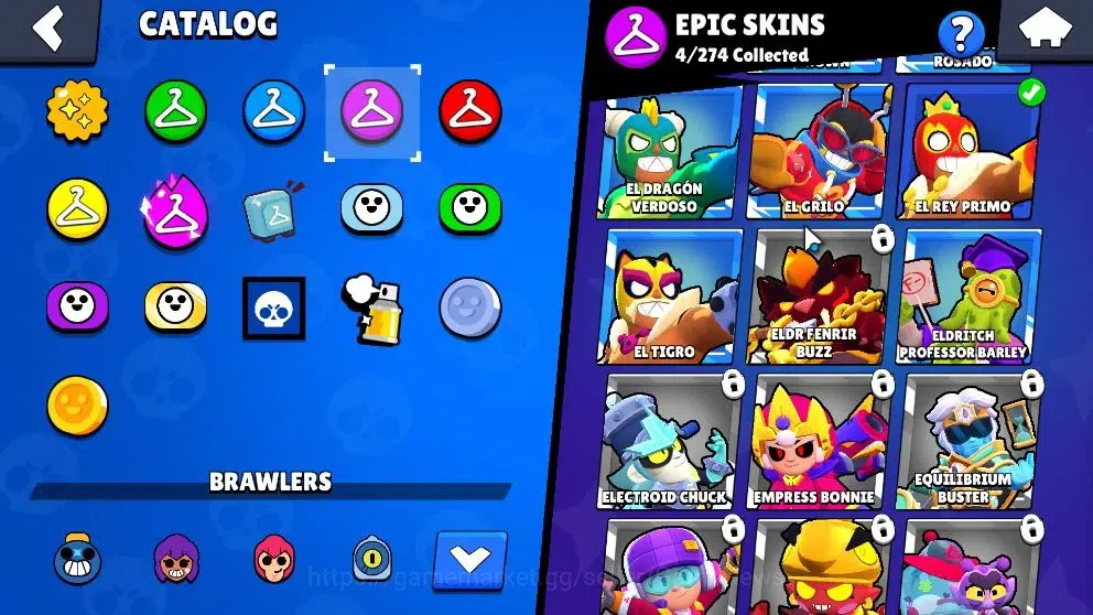 Brawl Stars Accounts 1134 Trophy|18 Brawler 2 Max (Tick,Edgar)|13k Bling |2 Mythic [Gridiron Otis,Tickoyaki] 4 Epic Skins|CN 13