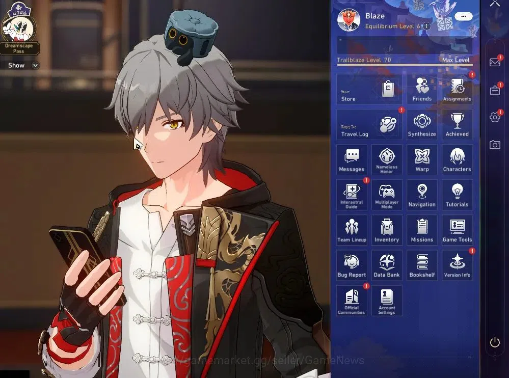 Honkai Star Rail Accounts Asia|TL 70|7 PremTeam|36 Limited|(RobinE1,JingliuE image 1