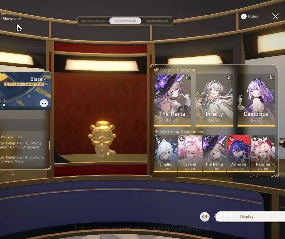 Honkai Star Rail Accounts Asia|TL 70|7 PremTeam|36 Limited|(RobinE1,JingliuE image 2