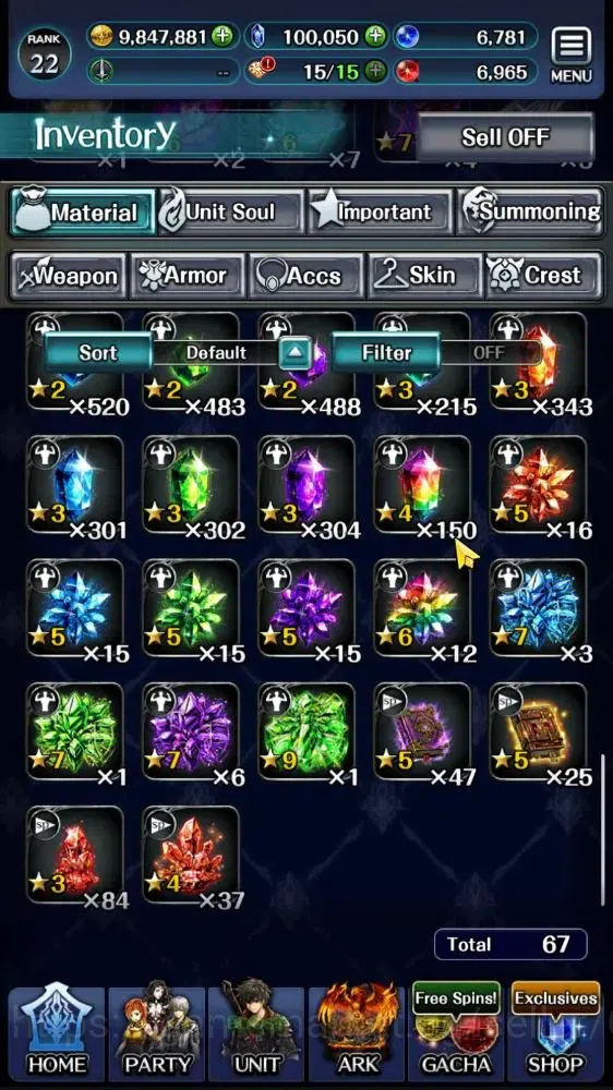 Last Cloudia Accounts GLOBAL|Rank 22|100K Crystal|Top Tier Unit (Goddess image 10