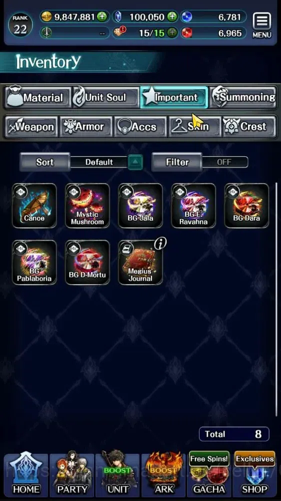 Last Cloudia Accounts GLOBAL|Rank 22|100K Crystal|Top Tier Unit (Goddess image 12