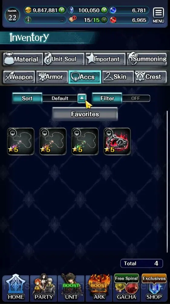 Last Cloudia Accounts GLOBAL|Rank 22|100K Crystal|Top Tier Unit (Goddess image 15