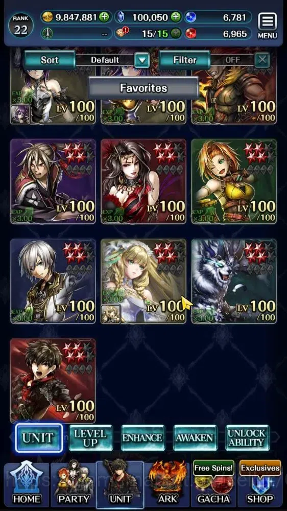 Last Cloudia Accounts GLOBAL|Rank 22|100K Crystal|Top Tier Unit (Goddess image 2