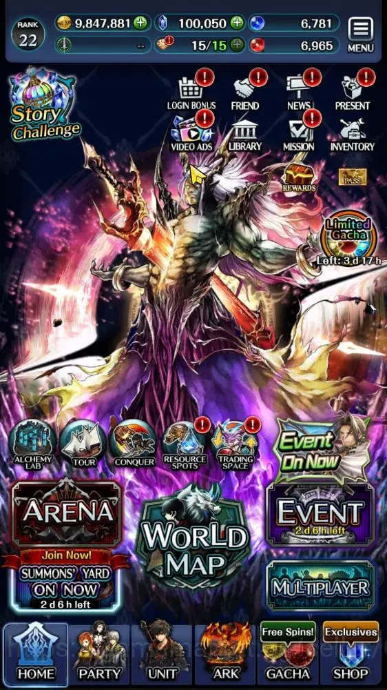 Last Cloudia Accounts GLOBAL|Rank 22|100K Crystal|Top Tier Unit (Goddess image 6