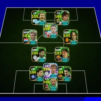 eFootball Accounts Legends & Iconic Players Android|Power 3217|21 Epic(Forlan,Oliver Kahn,Totti,Inzaghi,Suarez,Xabi