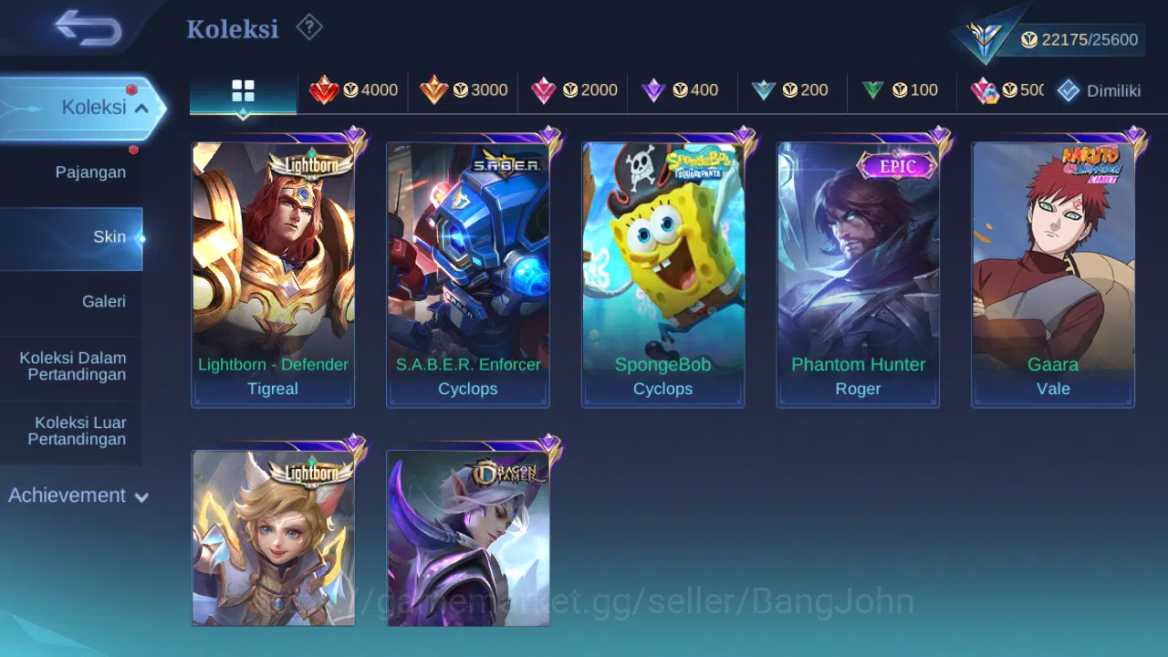 Mobile Legends: Bang Bang Accounts Hero 75 Skin 102 | Luckybox Irithel | KOF Karina | image 11