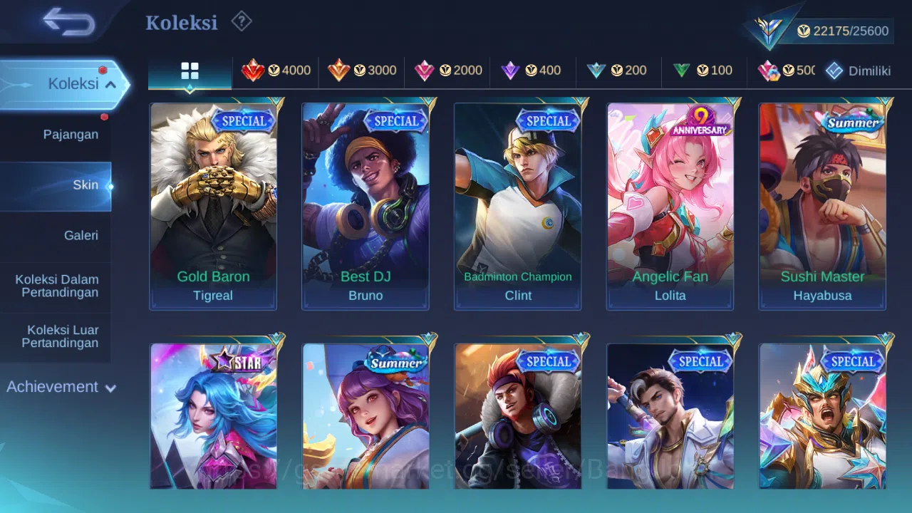 Mobile Legends: Bang Bang Accounts Hero 75 Skin 102 | Luckybox Irithel | KOF Karina | image 12