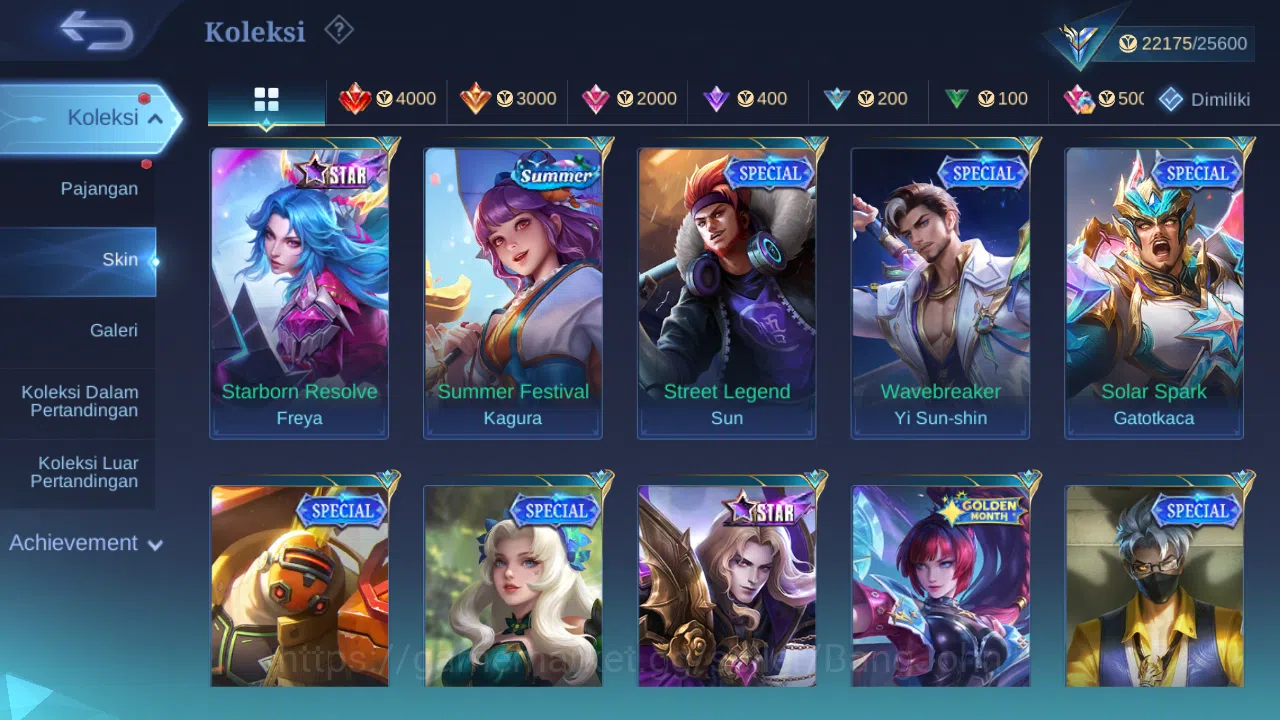 Mobile Legends: Bang Bang Accounts Hero 75 Skin 102 | Luckybox Irithel | KOF Karina | image 13