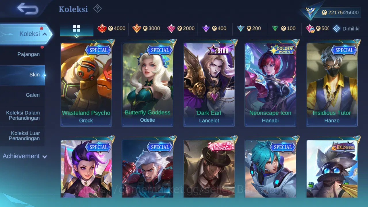 Mobile Legends: Bang Bang Accounts Hero 75 Skin 102 | Luckybox Irithel | KOF Karina | image 14