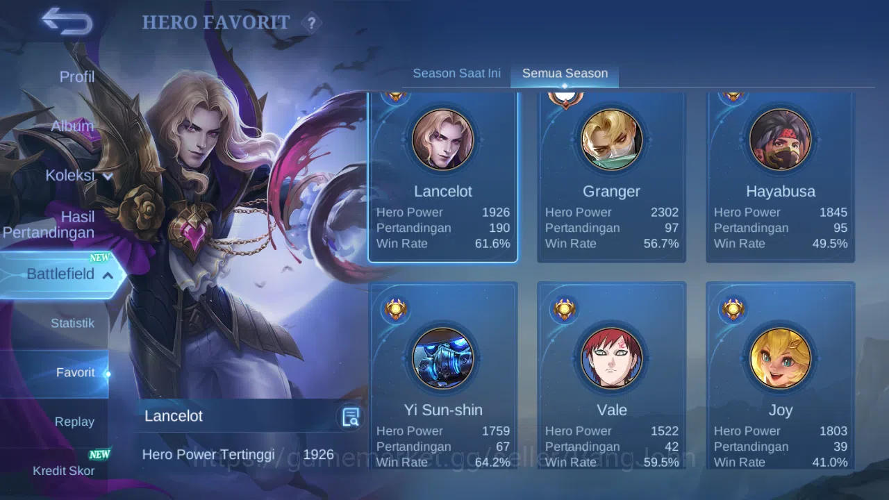 Mobile Legends: Bang Bang Accounts Hero 75 Skin 102 | Luckybox Irithel | KOF Karina | image 8