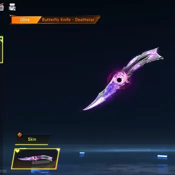 Blood Strike Accounts Collab Skin Asia|Meele Ultra Butterfly Deathstar+1 Ultra P90-Neon Shard|3 Legendary