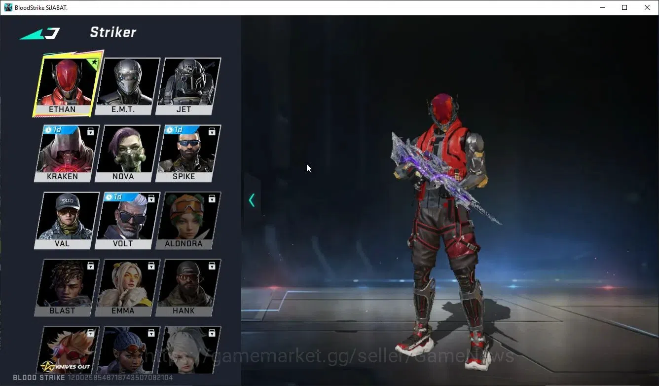 Blood Strike Accounts Others ASIA|ETERNAL Kala-Whisper | 3 Legendary SVD,KALA,M4A1 |NetEase|Check SS(BLS5394) 3