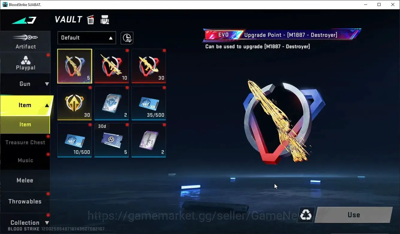 Blood Strike Accounts Others ASIA|ETERNAL Kala-Whisper | 3 Legendary SVD,KALA,M4A1 |NetEase|Check SS(BLS5394) 8