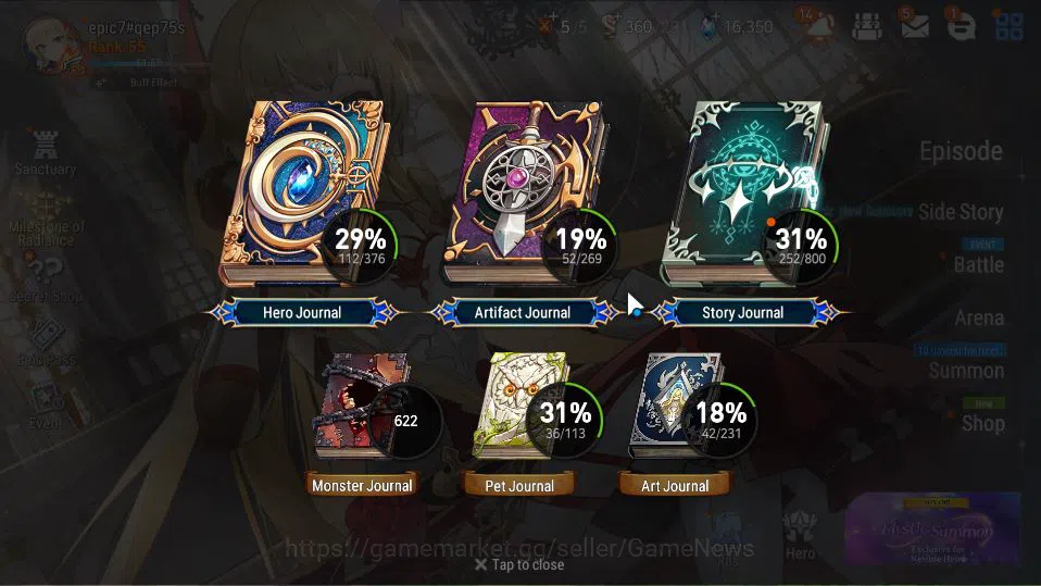 Epic Seven Accounts ASIA Verif|New Era|10 ML(LOTScales,E Ilynav,Ruele  image 17