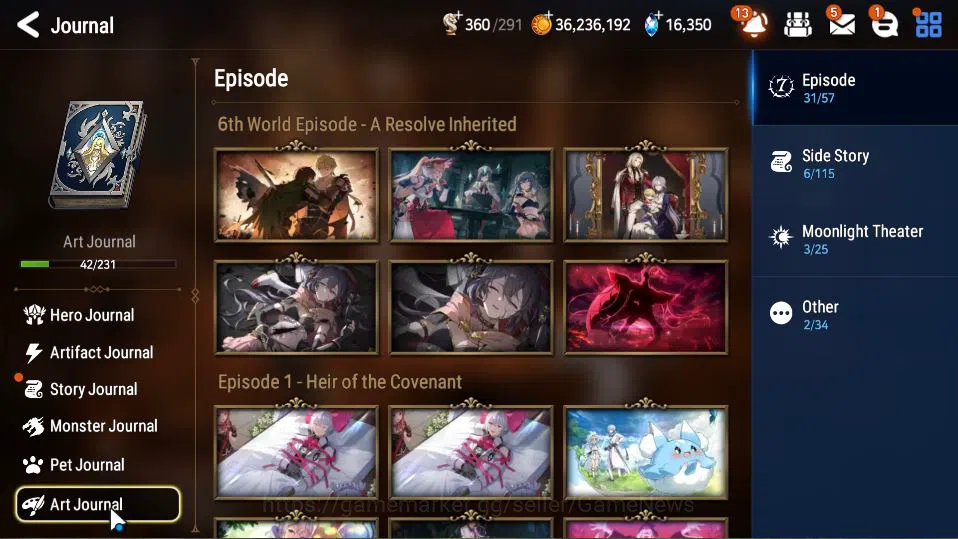 Epic Seven Accounts ASIA Verif|New Era|10 ML(LOTScales,E Ilynav,Ruele  image 2