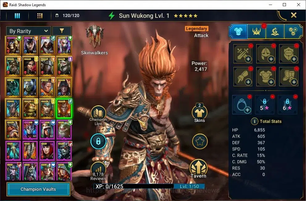 Raid: Shadow Legends Accounts Lv38 730 Power|14 Legendary(DeathKnight,Alice,Ezio image 11