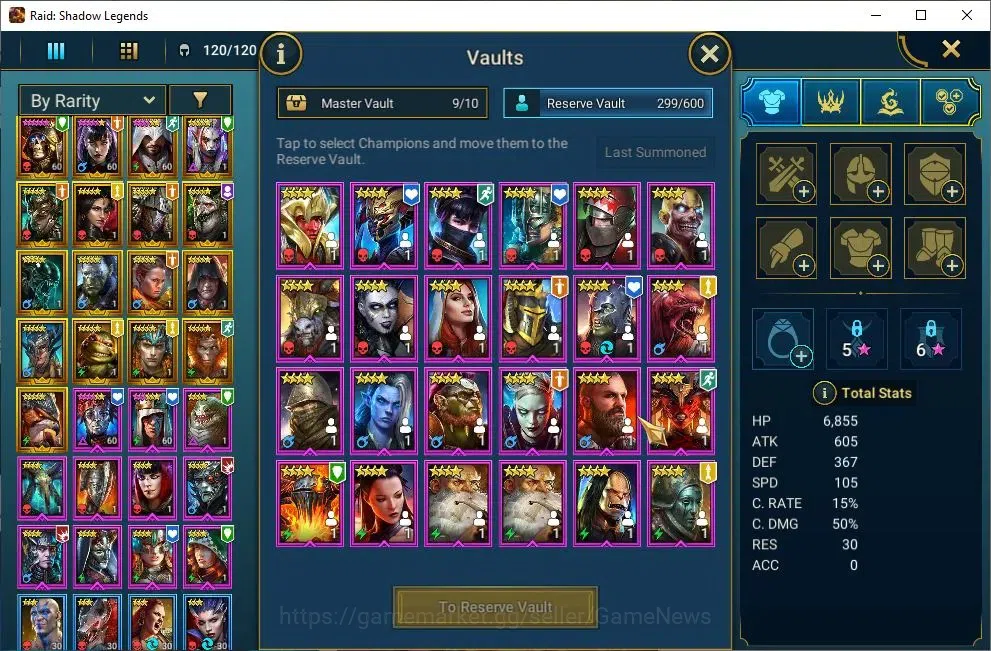 Raid: Shadow Legends Accounts Lv38 730 Power|14 Legendary(DeathKnight,Alice,Ezio image 13