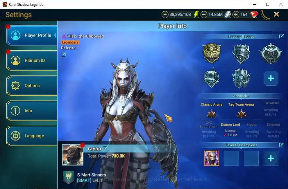 Raid: Shadow Legends Accounts Lv38 730 Power|14 Legendary(DeathKnight,Alice,Ezio image 2