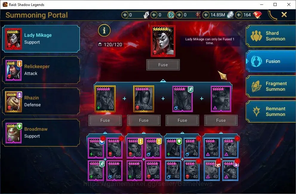 Raid: Shadow Legends Accounts Lv38 730 Power|14 Legendary(DeathKnight,Alice,Ezio image 20