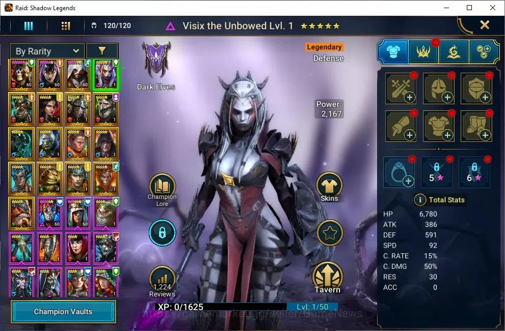 Raid: Shadow Legends Accounts Lv38 730 Power|14 Legendary(DeathKnight,Alice,Ezio image 6