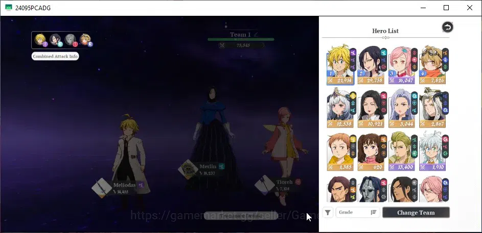 The Seven Deadly Sins: Origin Accounts SEA|Lvl 43|9 SSR|MerlinP5,MeliodasP5,DaisyP1,Manni image 1