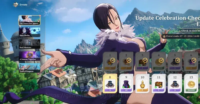 The Seven Deadly Sins: Origin Accounts SEA|Lvl 43|9 SSR|MerlinP5,MeliodasP5,DaisyP1,Manni image 18