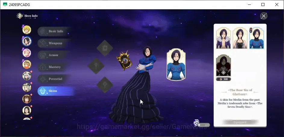 The Seven Deadly Sins: Origin Accounts SEA|Lvl 43|9 SSR|MerlinP5,MeliodasP5,DaisyP1,Manni image 3