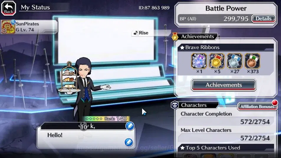 Bleach: Brave Souls Accounts [GLOBAL]31K Orb|TYBW26 Yukio,Riruka,TYBW25 Yoruich image 2