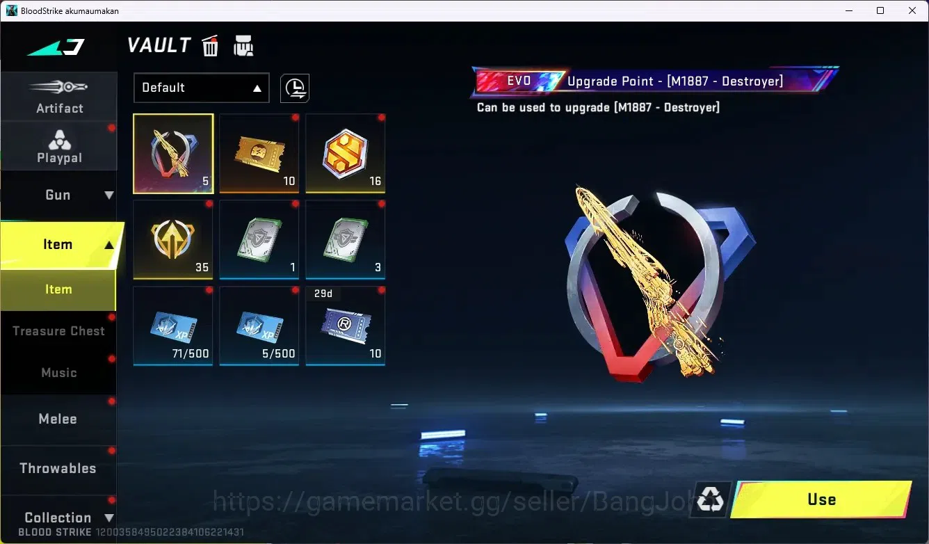 Blood Strike Accounts ASIA | Ultra Striker Zero - Agent Zero |1 Legendar image 3