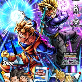 Dragon Ball Legends Accounts Mid-Tier 755M TP|Lv 104|1,6K Crystal|5UL+3LR+60LL|Omega Shenron,Vegeta,SS Goku,SS Goku