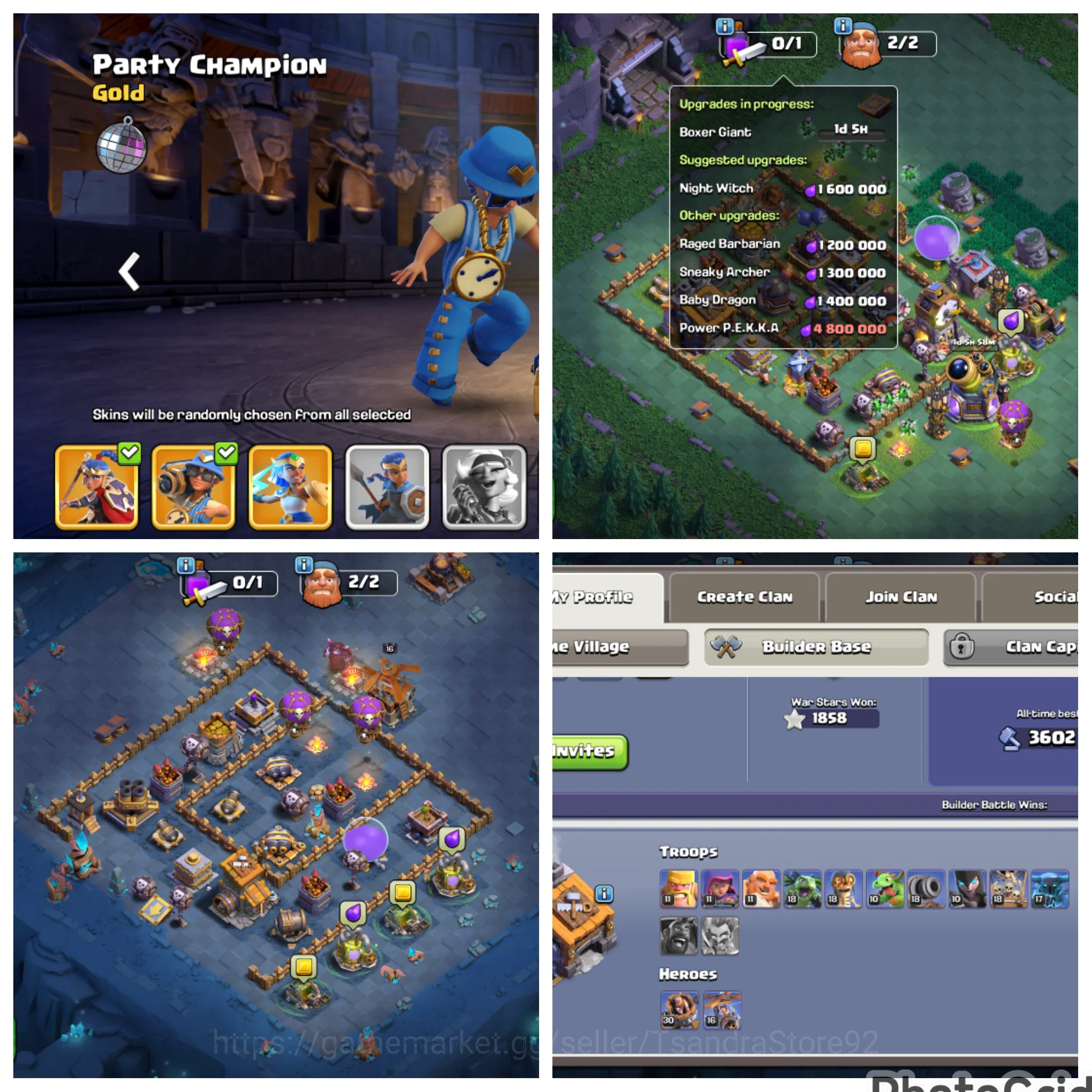 Clash of Clans Accounts TH 14 LVL 214 100% BASE Fullymax|BK 82 AQ 83 MP 60 image 5