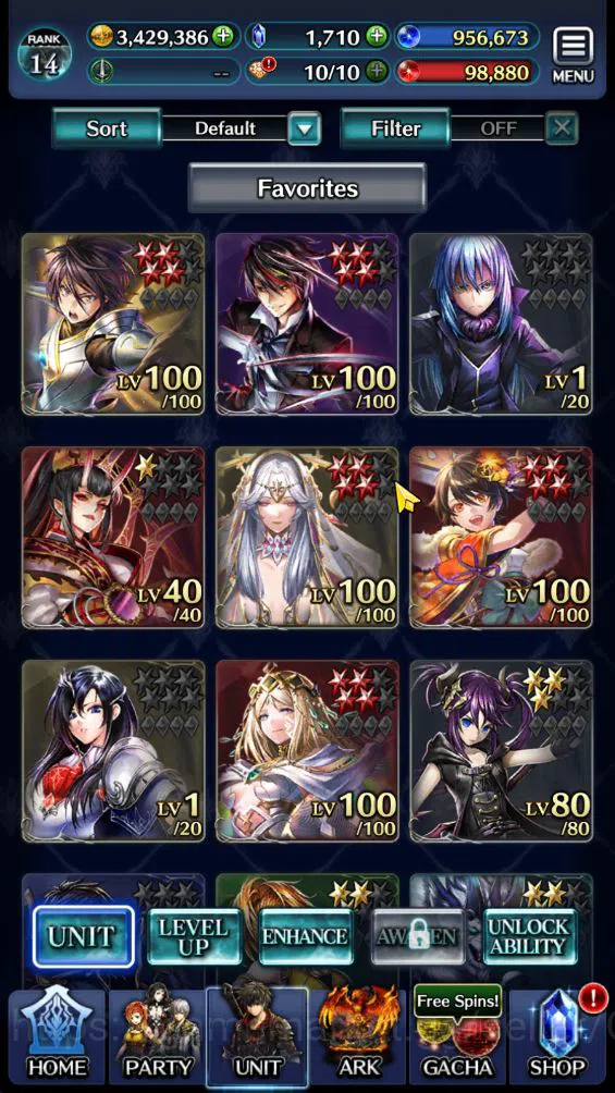 Last Cloudia Accounts GLOBAL|Rank 14|Collab Slime [Hinata,Diablo,DL Limu image 1