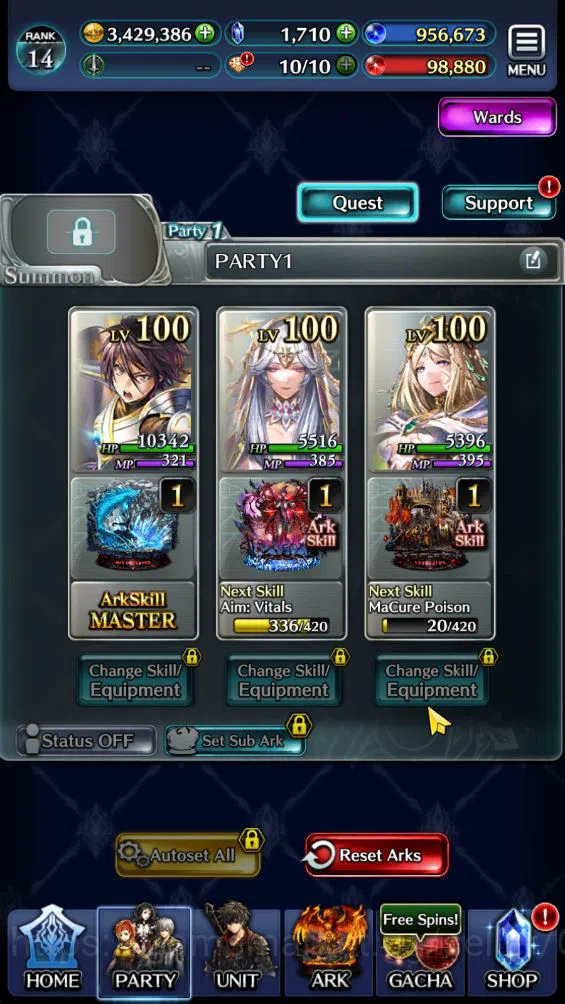 Last Cloudia Accounts GLOBAL|Rank 14|Collab Slime [Hinata,Diablo,DL Limu image 5