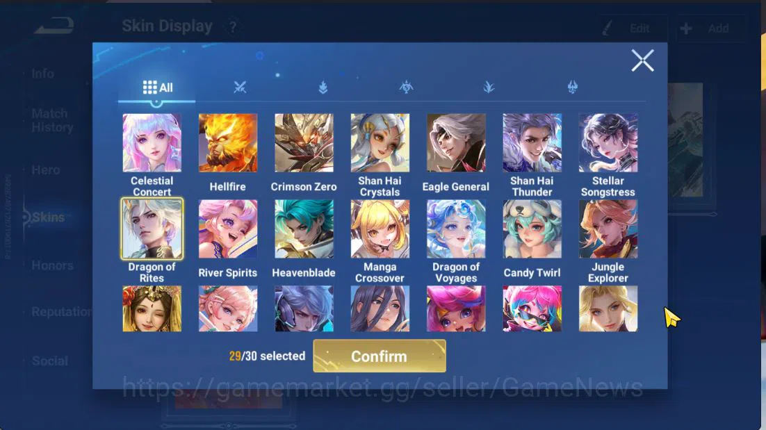 Honor of Kings Accounts Hero112 Skin278|FrozenLadyZhen,JJK(LadySun,SimaYi) image 10