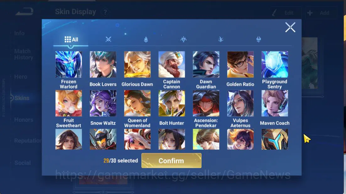 Honor of Kings Accounts Hero112 Skin278|FrozenLadyZhen,JJK(LadySun,SimaYi) image 13