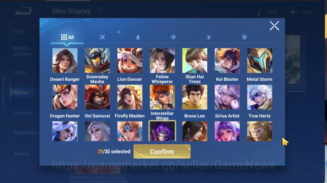 Honor of Kings Accounts Hero112 Skin278|FrozenLadyZhen,JJK(LadySun,SimaYi) image 14