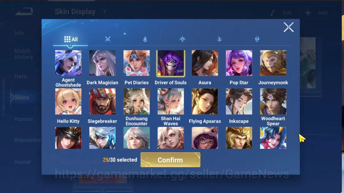 Honor of Kings Accounts Hero112 Skin278|FrozenLadyZhen,JJK(LadySun,SimaYi) image 15