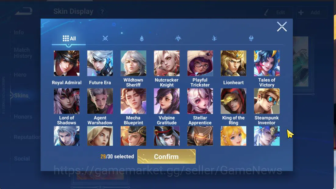 Honor of Kings Accounts Hero112 Skin278|FrozenLadyZhen,JJK(LadySun,SimaYi) image 16
