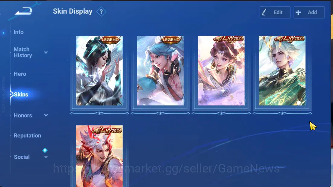 Honor of Kings Accounts Hero112 Skin278|FrozenLadyZhen,JJK(LadySun,SimaYi) image 6