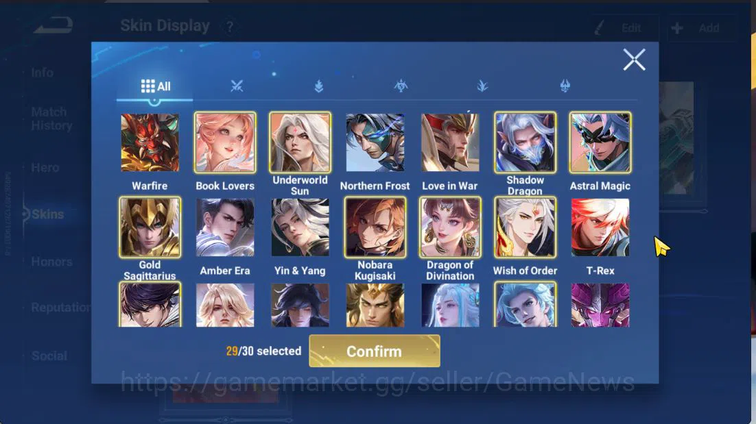 Honor of Kings Accounts Hero112 Skin278|FrozenLadyZhen,JJK(LadySun,SimaYi) image 8