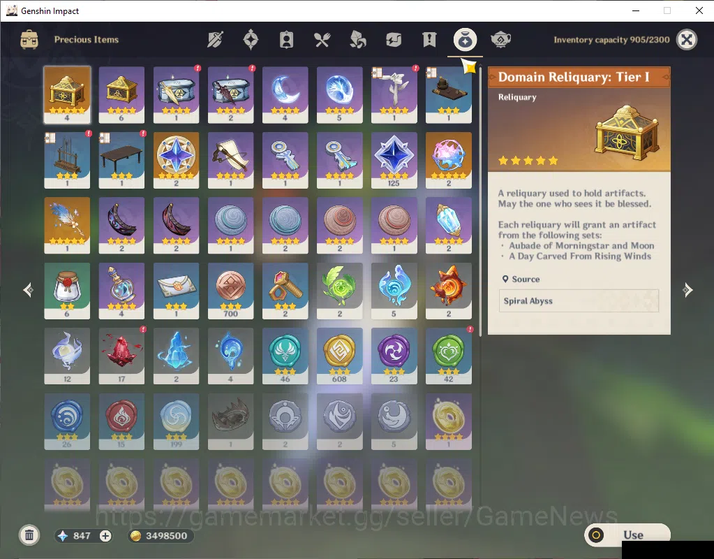 Genshin Impact Accounts ASIA|AR 58|PrimeTeam Skirk|9Limited+7(*5Wep)|(Mavu image 10