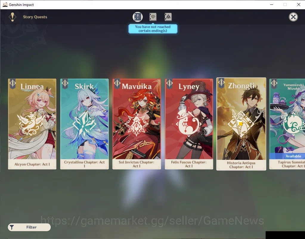 Genshin Impact Accounts ASIA|AR 58|PrimeTeam Skirk|9Limited+7(*5Wep)|(Mavu image 12
