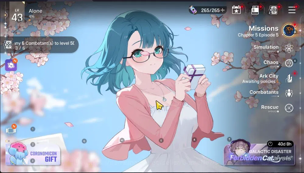 Chaos Zero Nightmare Accounts ASIA Lv43|7 SSR(HaruM3,MeiLinM1,LukeM1,Chizuru,Rin,Hugo,Orlea 2