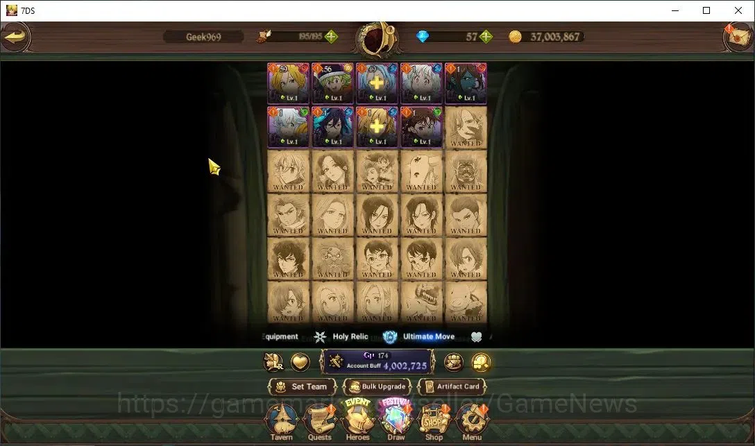 The Seven Deadly Sins: Grand Cross Accounts Global|4MCC|7 LR+9 UR Collab ReZero|S&B,Helbram,De image 10