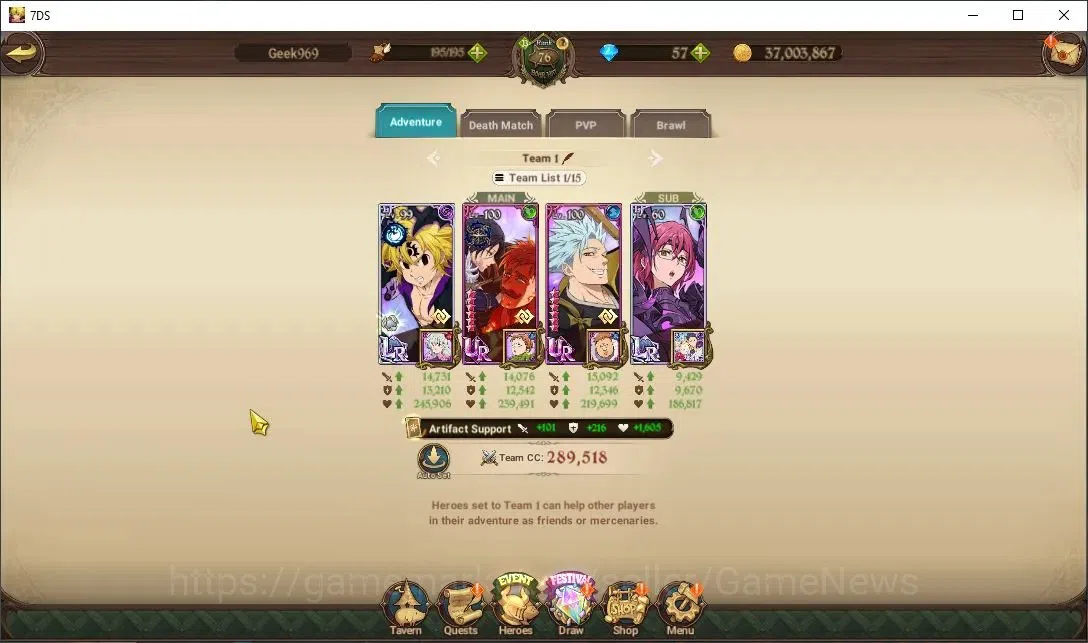 The Seven Deadly Sins: Grand Cross Accounts Global|4MCC|7 LR+9 UR Collab ReZero|S&B,Helbram,De image 11